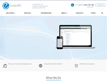 Tablet Screenshot of eurekabpo.ru